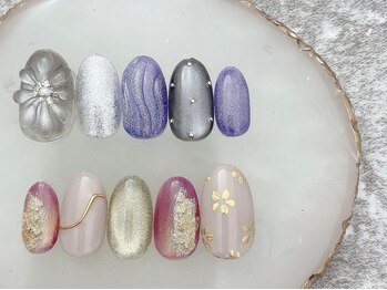 ケーズネイル(K's NAIL)の写真/リピーター続出!!オトナ女性に愛される人気サロン☆全メニュー丁寧ケア付でキレイが長持ち♪立川駅すぐ