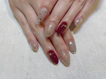 レアレアネイル(Lealeanail)/【パラジェル】Winterネイル