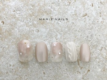 マリーネイルズ 大阪梅田店(MARIE NAILS)/新規様7000円 0115e カフェラテ