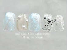クレオ 中目黒店(Cleo)/水色ガーリーネイル