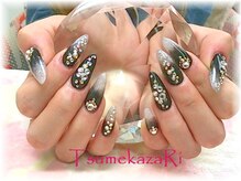 ツメカザリ(TsumekazaRi)/★ブラック＆ホワイトグラデ★