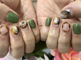 お洒落★べっ甲ネイル
