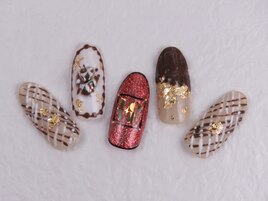 バレンタイン/チョコネイル