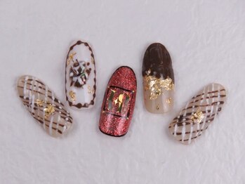 ネイル ブーマー(Nail BOOMER)/バレンタイン/チョコネイル