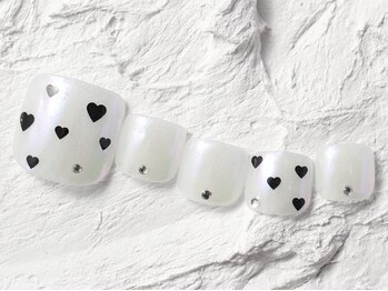 ジェミーネイル エビス(Jemiy nail ebisu)/フットハートホロ9710yen