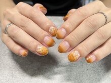 ココネイル(Koco Nail)/金木犀カラーデザイン