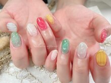 ネイルサロン アプレシエ(Nailsalon apprecier)の雰囲気（ジェルネイル♪お持込みアート☆サクマドロップス¥９９００）
