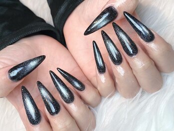 ブラックロングネイル