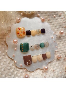 ラボーテ (La beaute)の写真/豊富なデザイン&カラーからお気に入りを選んで華やかな足元に♪角質ケアもお任せください!