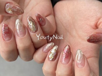 ユーティーネイル(Youty Nail)/大人の飴玉ニュアンス