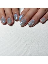 プリュネ(Prune)/ブルー/オーロラ・ニュアンス