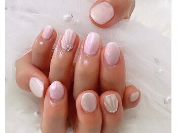 ジェー エス シー ネイル(J.S.C.nail)/オーロラネイル/人魚風ネイル