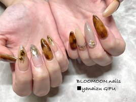 【ジェル】べっこうネイル