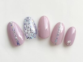 オフィスネイル　キラキラ