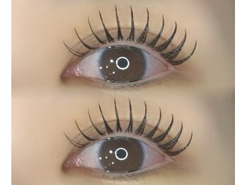 エル(Elle)の写真/しっかり濃さが欲しい方必見！フラットラッシュで軽い付け心地が魅力のつけ放題コースをどうぞ♪