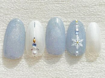 スリー(THREE)/Jan,,2020/nail design