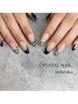 クリスタルネイル イオン延岡店/ヒョウ柄ネイル