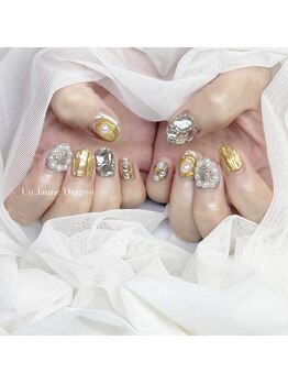 アン ジョーヌドラゴ/【自爪ネイル】ミラーネイル