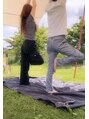 はなす キャンプ中はヨガをしたり裸足で走り回ったり(笑)子供状態です!