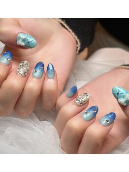 シー25周年ネイル