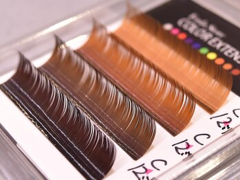 リシェル アイラッシュ 恵比寿店(Richelle eyelash)/ブラウンエクステの種類も豊富♪