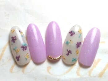 ウータン(Wu-Tang)/押し花ネイル¥7900