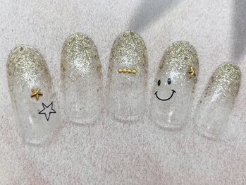 ロンズネイル(Ron's nail)/ラメデザイン☆