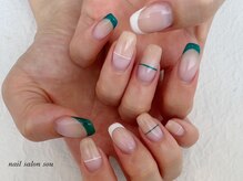 ソウ 難波店 nail salon Sou/フレンチnail