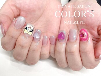 カラーズ ネイル アンド アイ(COLOR'S NAIL&EYE)/持ち込みアート