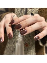 ラテネイル(Latte nail)/brown color
