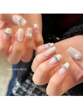 ネイルサロンアンドスクール ベル(Belle)/ツイード×ストーン