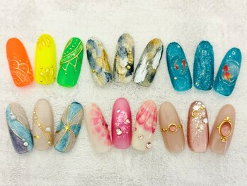 ネイルエイム(Nail eim)の写真/何度でも利用できる!<平日16時まで限定4本アート¥5980>理想のデザインがきっと見つかる◎付け替えオフ無料!