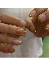 アイネイル 小倉(ai nail)/ミラーフレンチ