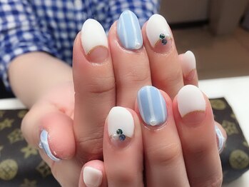 リリー 渋谷店(Lily)/【ボーダーネイル】
