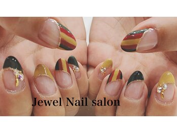ジュエルネイルサロン(Jewel)/斜めフレンチ