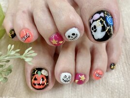 ハロウィンネイル