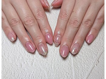 ワンカラー×ラメグラ