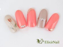 エリクサーネイル 池袋(Elixir Nail)/定額b カジュアル/クーポン使用