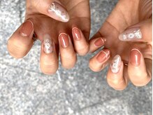 アトリエ クレール(Atelier Clair)/手書きフラワーネイル♪