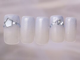 ブルーグラデ星ストーン¥8480