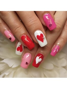 コーラル(CORAL)/手書きハートアート