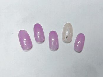 パープルで華やかに♪