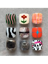 タオドットネイル(TAO...nail)/ 【フット】選べる親指アート