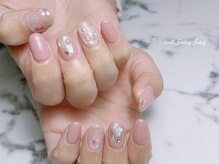 ネイル ファンシーファング(nail_fancy_fang)/桜　季節の定額コレクション