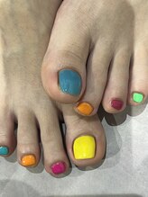 アース コアフュールボーテ 龍ヶ崎店(EARTH coiffure beaute)/フットネイル