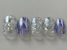 クリアシルバー紫ホロ¥4550