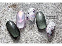 バブル シュガー バイ ネイルクローネ(bubble sugar by.nail crone)/ニュアンス×マグクーポン♪