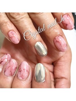 クリスタルネイル ゆめタウン博多店(CRYSTAL NAIL)/ミラーネイル