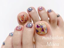 ミーア ネイル(Miiea nail)/カラフルユニコーンフットネイル