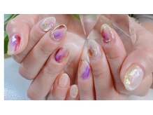 ネイル コーラル ハート(Nail Coral Heart)の雰囲気（持ち込みデザイン♪ニュアンスネイル　11,000円）